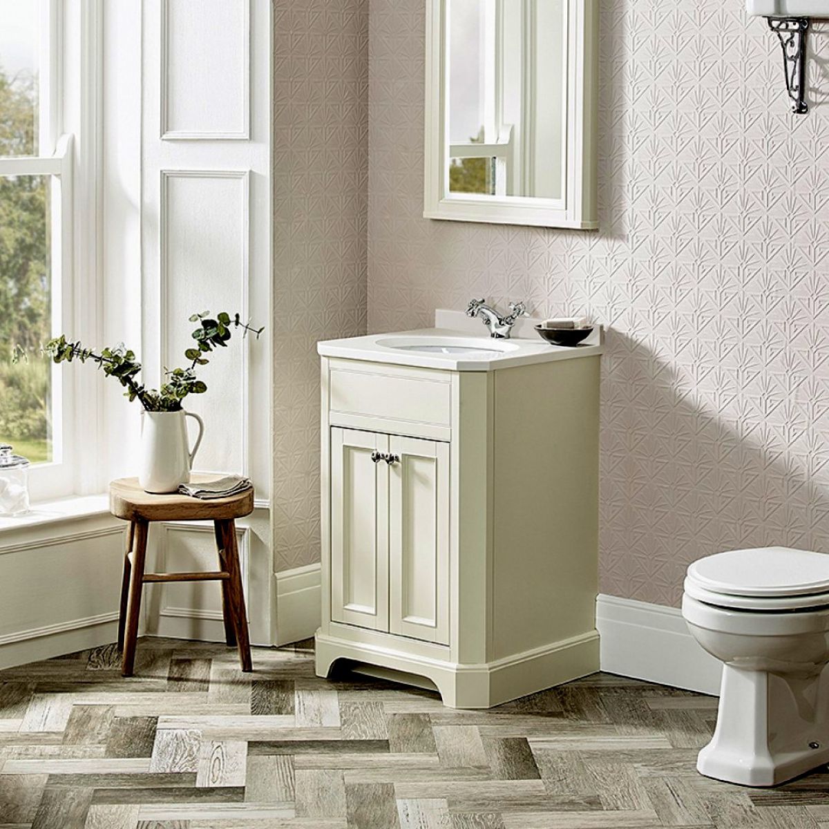 image example of freestanding bathroom furniture